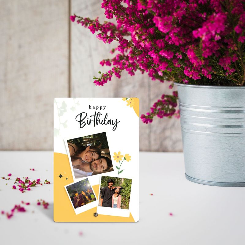 Personalized Photo Frame Birthday Gift For Husband Wife, Girlfriend Boyfriend, Bhaiya Bhabhi, Didi & Jiju, Friends Tabletop